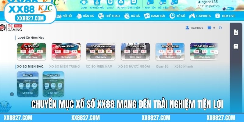 Chuyên mục xổ số XX88 mang đến trải nghiệm tiện lợi