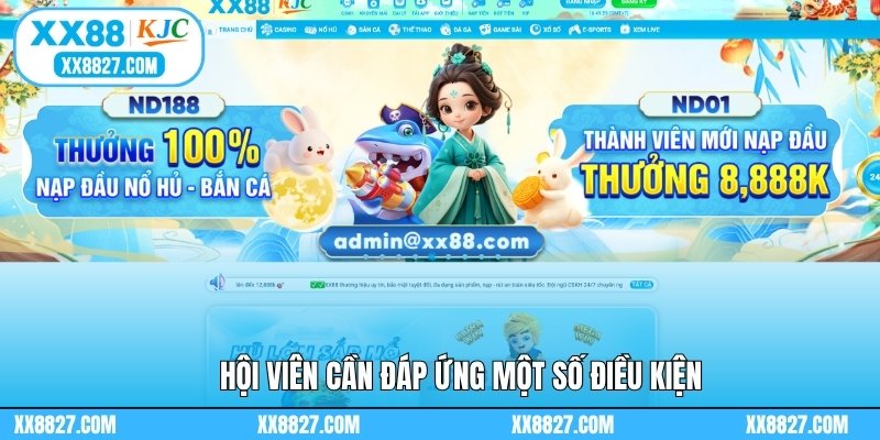 Hội viên cần đáp ứng một số điều kiện