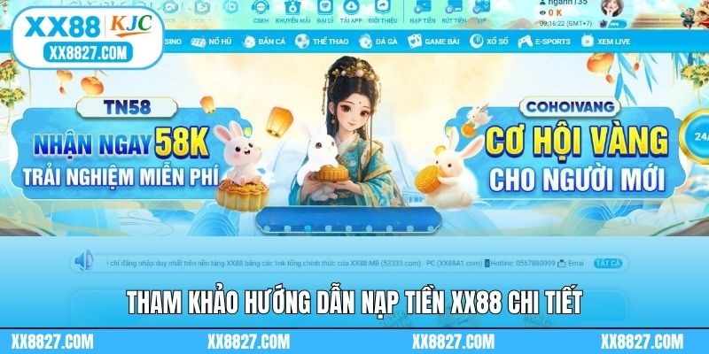 Tham khảo hướng dẫn nạp tiền XX88 chi tiết